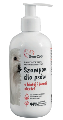 Over Zoo Шампунь для собак з білою та світлою шерстю