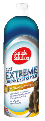 SIMPLE SOLUTION Cat Extreme Urine Destroyer - засіб для видалення плям і нейтралізації запаху сечі котів