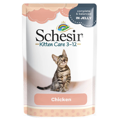Schesir Kitten Care Chicken Пауч для котят, курица