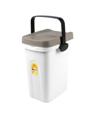 Stefanplast Контейнер для корму, 7 л (2,5кг) бежево-білий