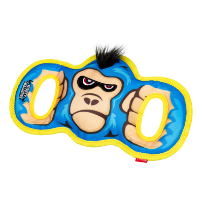 Collar GiGwi MIGHTY CHALLENGE Іграшка для великих собак, Горила з пищалкою