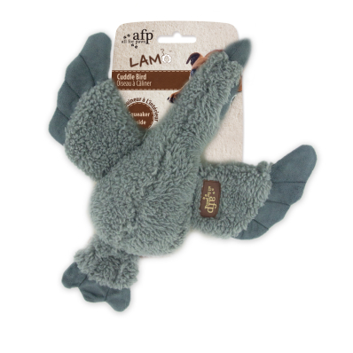 All For Paws Іграшка для собак Пташка зі звуком, сіра