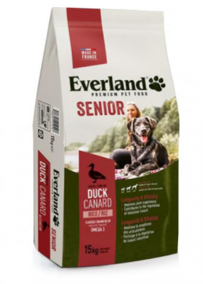 Everland Senior - сухий корм для собак старше 7 років, з качкою