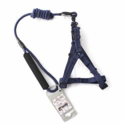 AnimAll Navy Набір шлея і повідець, темно-синій