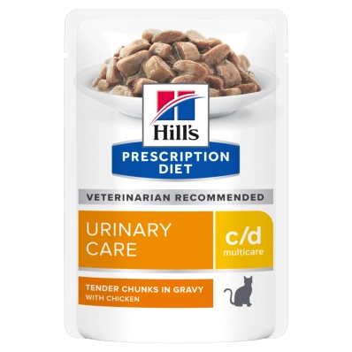 Hill's PD Feline C/D Chicken Влажный корм для кошек, уход за мочевыделительной системой, с курицей