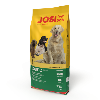 JosiDog Solido - сухий корм для літніх собак, собак з низькою активністю або зайвою вагою