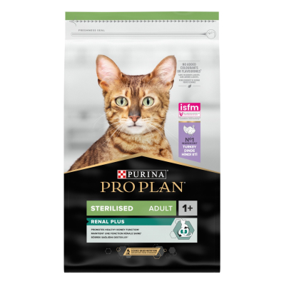 Pro Plan Cat Adult Sterilised Renal Plus Turkey Сухой корм с индейкой для стерилизованных котов