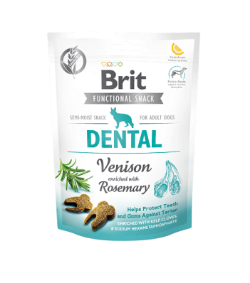Brit Care Dog Dental Venison - функціональні ласощі для собак