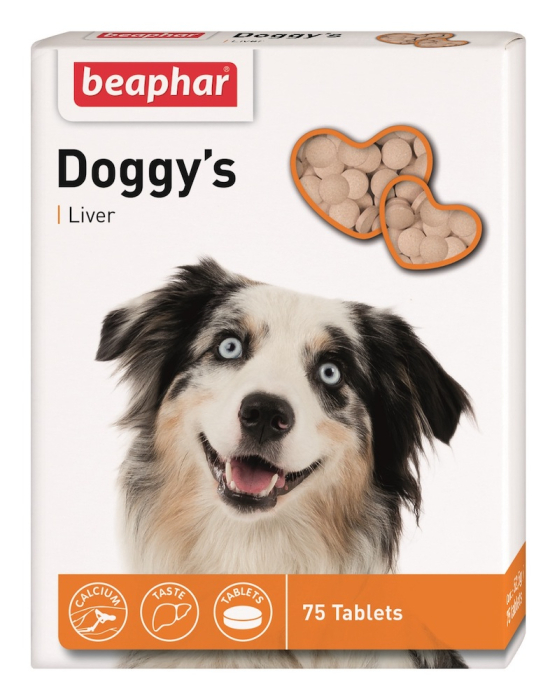 Beaphar Doggy's Liver Вітаміни для дорослих собак