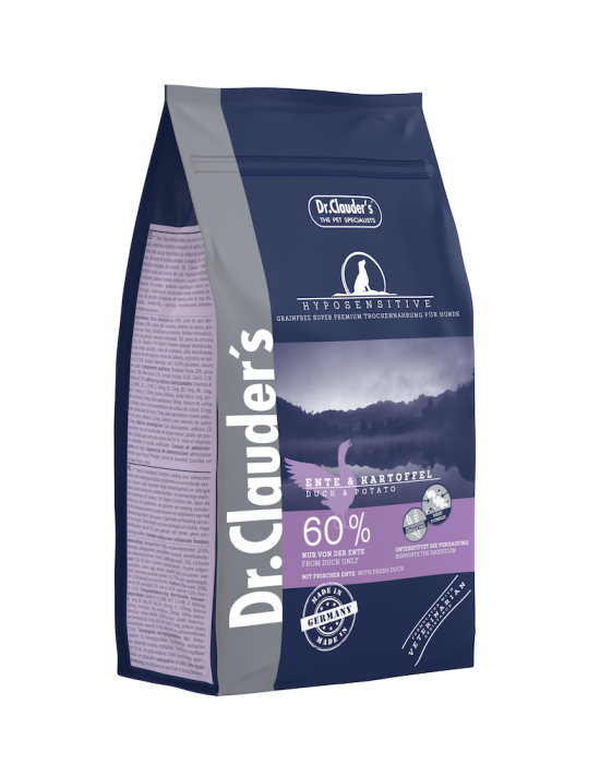 Dr.Clauder's Mini Hyposensitive Duck & Potato для собак мініатюрних та малих порід з схильністю до харчової алергії