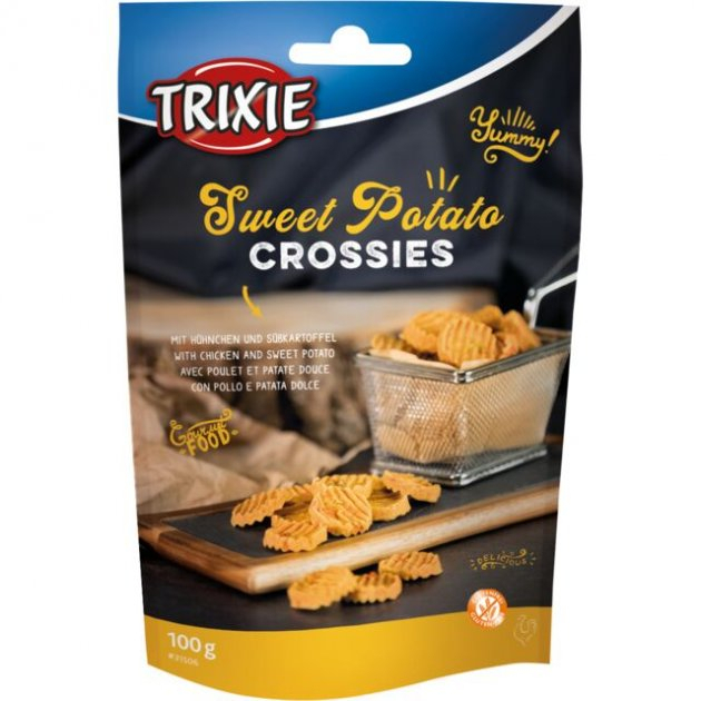 Trixie Sweet Potato Crossies Ласощі для собак з куркою та солодкою картоплею
