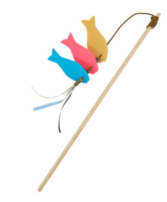 Nobby Іграшка-вудочка для котів Рибки з фетру