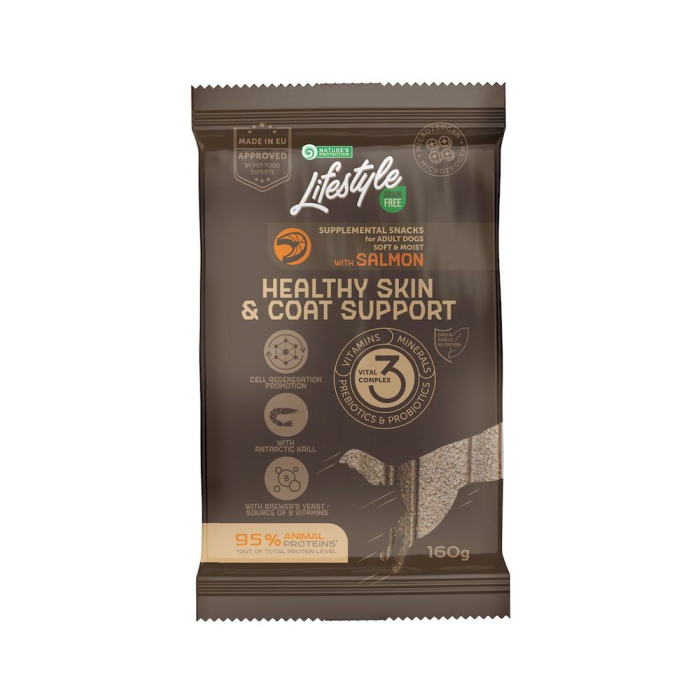 Nature's Protection Lifestyle Grain Free Salmon Healthy Skin & Coat Support Ласощі для собак