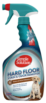 SIMPLE SOLUTION Hardfloors Stain and Odor Remover - засіб для нейтралізації запахів і видалення стійких плям з твердих поверхонь