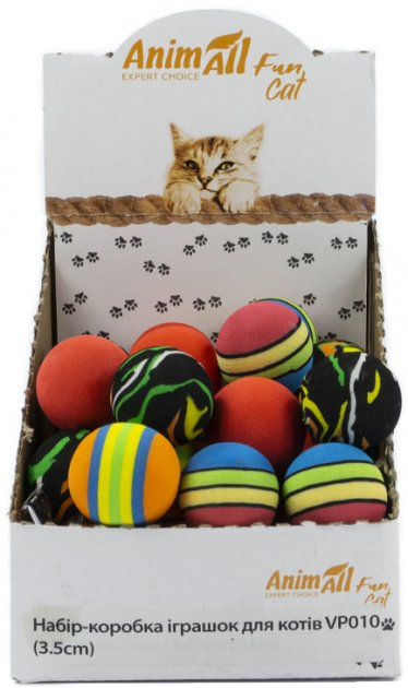 AnimAll Fun Cat Набір іграшок для котів, 36 шт