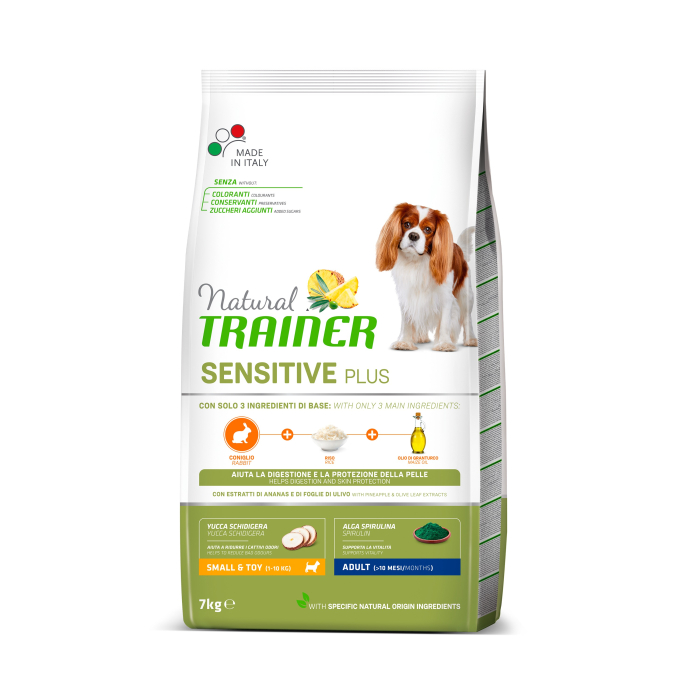 Trainer Natural Sensitive Plus Adult Mini With Rabbit - сухий корм для собак малих порід з чутливим травленням
