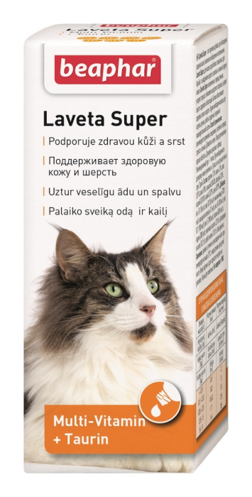 Beaphar Laveta Super For Cats Каплі для здоров'я шерсті котів