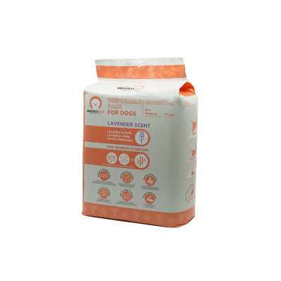 MISOKO&CO Одноразові пелюшки для собак з вугіллям та ароматом лаванди, 45х60 см