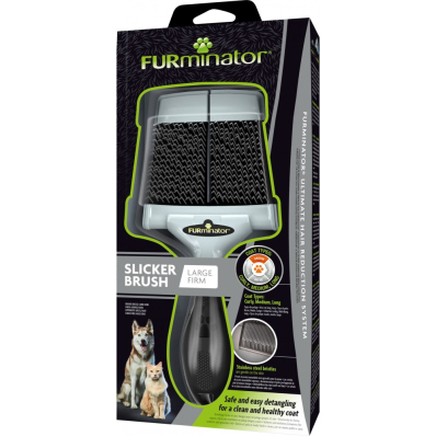 FURminator Slicker Brush Щітка-пуходерка для котів і собак, жорстка
