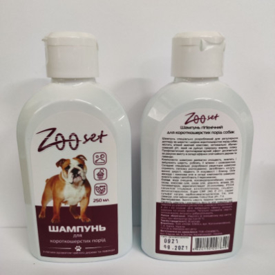 ZOOset Шампунь для короткошерстных пород собак