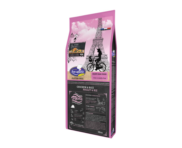 Bon Appetit Puppy Chicken & Rice - сухий корм із куркою та рисом для цуценят усіх порід