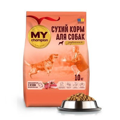 My Champion Сухий корм для дорослих собак з ягням