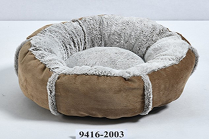 AnimAll Mary Velvet Лежак для собак і котів, коричневий