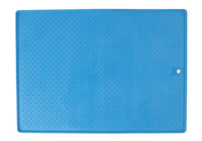 Dexas Pet Bowl Grippmat Килимок антиковзний під миски 33x48 см, блакитний