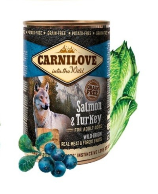 Carnilove Salmon & Turkey - беззерновий вологий корм для собак порід всіх розмірів
