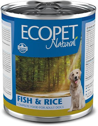 Farmina Ecopet Natural Dog Fish&Rice Консервований корм з рибою та рисом для собак усіх порід