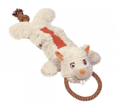 Nobby Іграшка для собак Плюшевий бобер з мотузкою