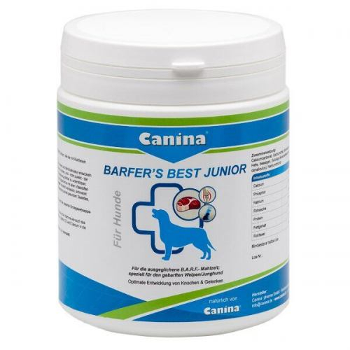 Canina «Barfers Best Junior» - вітамінно-мінеральний комплекс для цуценят та молодих собак