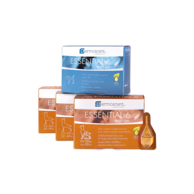 Dermoscent Essential 6 Spot-on - засіб по догляду за шкірою і шерстю для собак