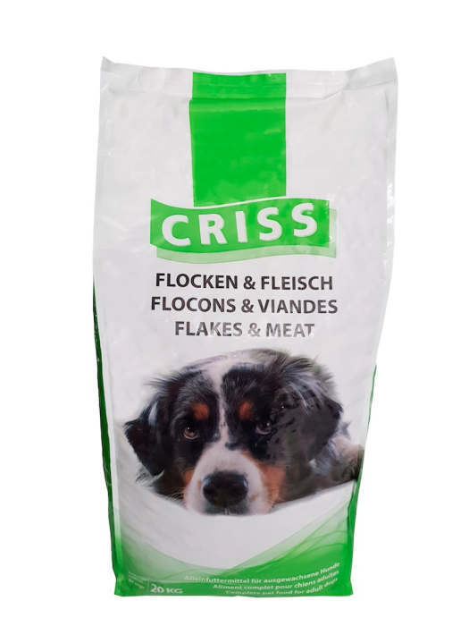 Criss Dog Adult Flakes & Meat - сухий корм із пластівцями та м'ясом для дорослих собак