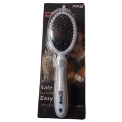 AnimAll Groom Гребінець-щітка 2 в 1, сірий