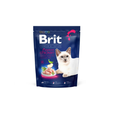 Brit Premium Cat Sterilised Сухой корм для стерилизованных/кастрированных кошек (от 12 месяцев)
