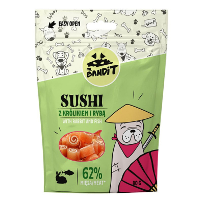 Mr. Bandit Суші з кроликом і рибою для собак