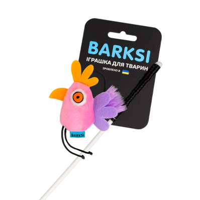 Barksi Іграшка для котів, вудочка папуга