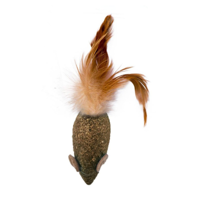 Eastland Іграшка для котів, мишка з котячою м'ятою та пір'ям