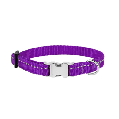 Bronzedog Active Нейлоновий нашийник, фіолетовий
