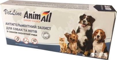 AnimAll VetLine Антигельмінтний захист для котів і собак