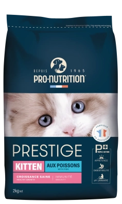 Pro-Nutrition PRESTIGE CAT KITTEN Полнорационный сухой корм для котят, кошек в конце беременности и во время лактации, и для стерилизованных котят с рыбой
