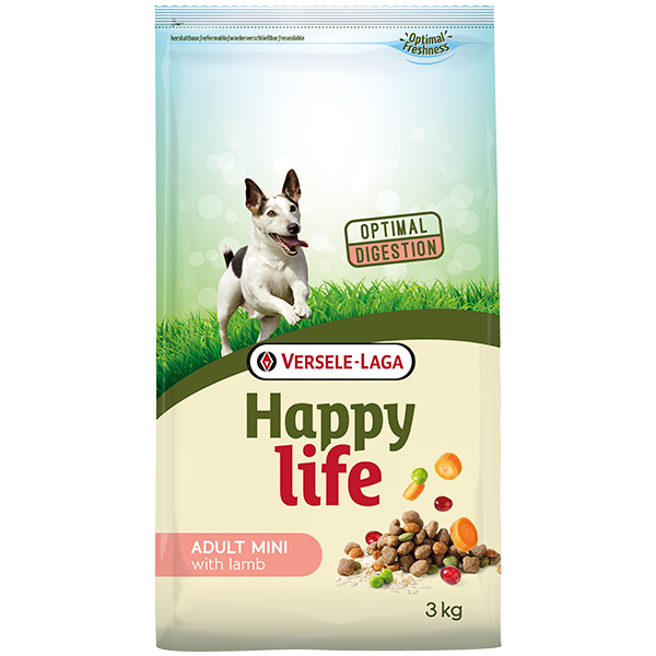 Happy Life Adult Mini with Lamb - Сухий корм з ягням для собак міні та малих порід