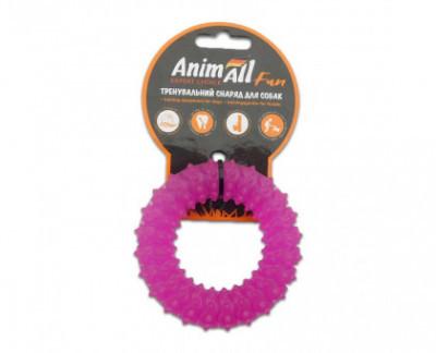 AnimAll Fun Іграшка кільце з шипами, фіолетове