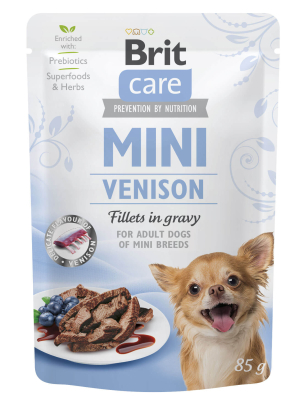Brit Care Mini Venison - вологий корм для собак малих порід, з філе дичини