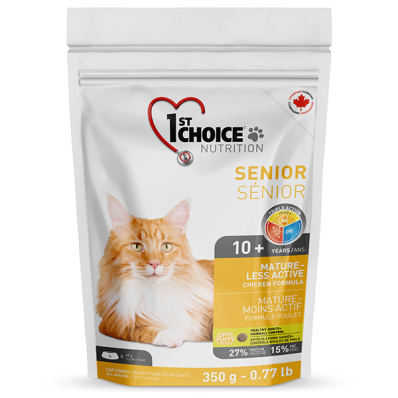 1st Choice Senior Mature-Less Active Chicken Сухий корм для котів похилого віку та малоактивних котів віком від 10 років