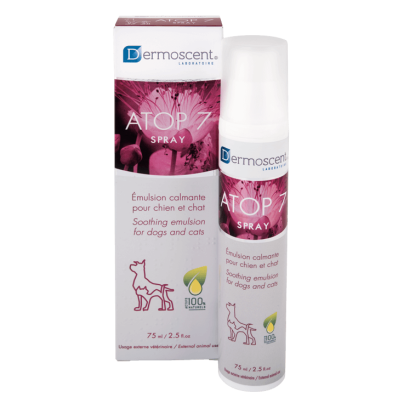 Dermoscent ATOP 7 Spray - успокаивающая эмульсия  для собак и котів
