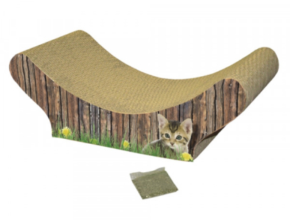 Nobby Wave Кігтеточка для котів картонна з котячою м'ятою