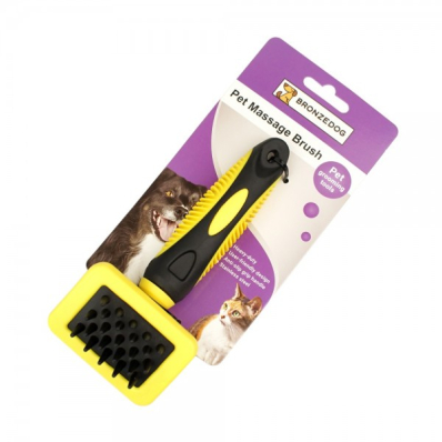 Bronzedog Pet Massage Brush Масажна щітка