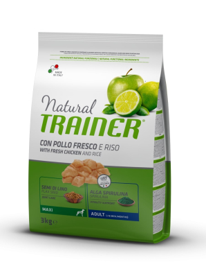 Trainer Natural Adult MAXI Con Pollo Fresco - сухий корм для собак великих порід